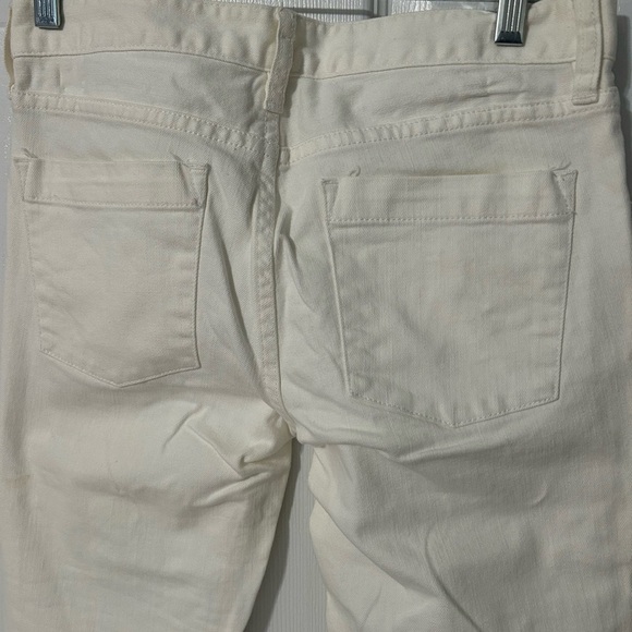 J. Crew Matchstick White Jeans Size 27R - Picture 4 of 9